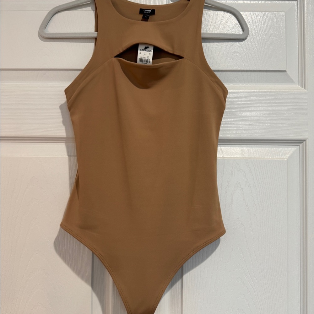 Tan Sleeveless Bodysuit